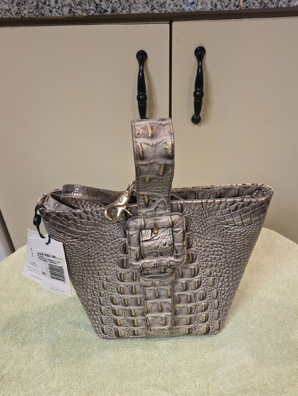 Brahmin BNWT Faith Mercury Melbourne Genuine Leather Versatile Handbag